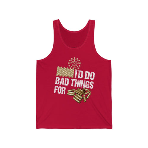 ID Do Bad Things For Bullets Men's Tank