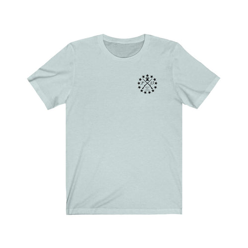 Heather Ice Blue Relaxed Fit Tee (1st Thirteen Logo Only)
