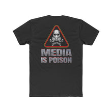 Load image into Gallery viewer, Media is Poison Black Men&#39;s Tee
