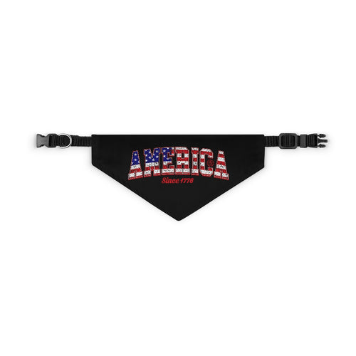 America Since 1776 pet collar bandana
